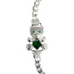 Pulsera Esclava Osito Zirconias Dama Mujer Regalo Plata 925