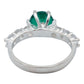 Anillo Solitario Promesa Mujer Regalo Amor Zirconia Plata925