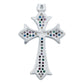 Dije Cruz Chica Zirconias Hombre Mujer Regalo Plata 925