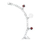 Tobillera Flor Mariposa Ojo Turco Mujer Regalo Plata 925