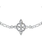 Pulsera Ajustable Nudo De Bruja Varios Colores En Plata 925