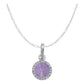 Juego De Cristal Dije Aretes Cadena Mujer Regalo Plata 925