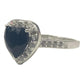 Anillo Solitario Corazón Compromiso Promesa Plata 925