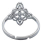 Anillo Ajustable Nudo Bruja Mujer Regalo En Acero Inoxidable