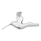 Colibri Dije Arete Cadena Piedras Conjunto Mediano Plata 925