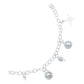 Pulsera Ajustable Nudo De Bruja Amuleto Cascabel Plata S925 Plateado 6 Cm 18 Cm