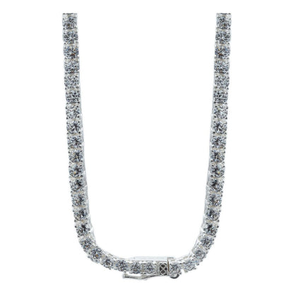 Collar Tenis Zirconia Mujer Regalo Plata 925 40cm X 3mm