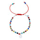 Pulsera Ajustable San Benito Ojo Turco Artesanal Plata 925