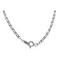 Cadena Plata Ley 925 Marinero Estrella Diamantada 40cm X 2mm