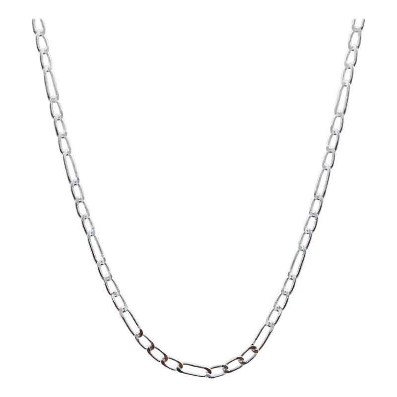 Cadena Tejido 3x1 Mujer Regalo Plata 925 50cm X 2.2 Mm
