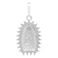 Dije Virgencita Guadalupe Mate Zirconias Regalo Plata 925