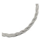 Pulsera Dama Esclava Trenzada Florentina Plata Pura Ley S925