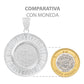 Dije Medalla San Benito Bisel Zirconias Baguette Plata 925 Blanco