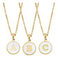 Collar Letras Iniciales Acero Inoxidable Regalo Mujer Amor