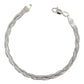 Pulsera Dama Esclava Trenzada Florentina Plata Pura Ley S925