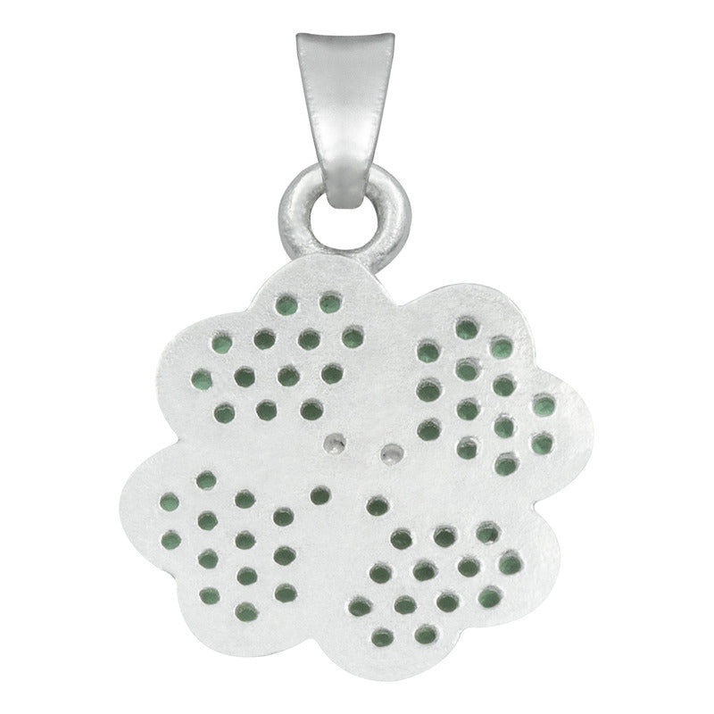 Dije Trebol Corazones Zirconias Amor Suerte Regalo Plata 925