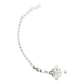 Pulsera Ajustable Nudo De Bruja Piedras Plata Ley 925