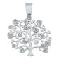 Dije Arbol Vida Corazones Zirconias Amor Regalo Plata 925