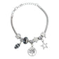 Pack 2 Pulseras Ajustable Charms Cadena Serpiente Mujer