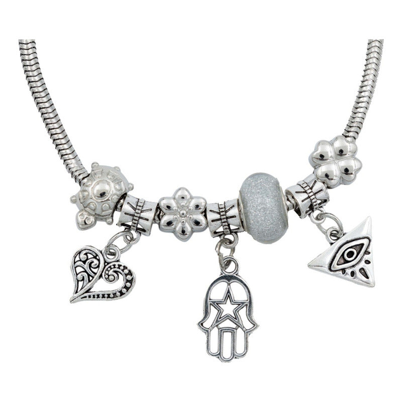 Pulsera Ajustable Charms Cadena Serpiente Regalo Mujer