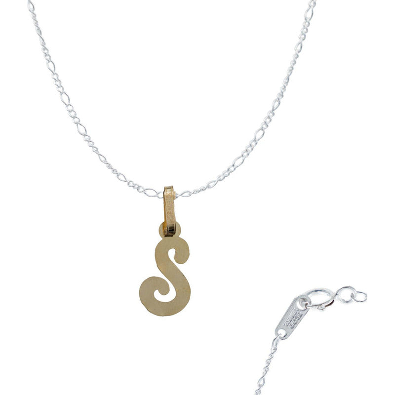Dije Medalla Inicial Amor Regalo Mujer + Cadena Oro 10k