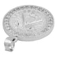 Dije Medalla Virgen Zapopan Zirconias Mujer Hombre Plata 925