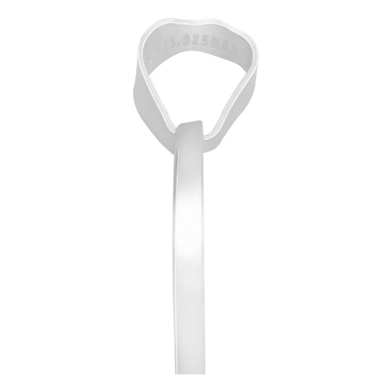 Dije Medalla Virgencita Guadalupe Zirconias Plata 925 2.3 Cm Blanco