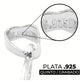 Dije Medalla San Benito Doble Vista Diaman Plata 925 1.7 Cm Plateado
