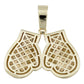 Dije Hombre Guantes Box Dinero + Cadena Regalo Chapa Oro 14k