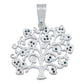 Dije Arbol Vida Corazones Zirconias Regalo Cadena Plata 925