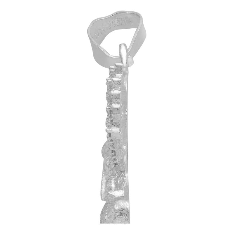 Dije San Miguel Arcangel Zirconias Hombre Regalo Plata 925