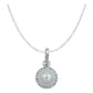 Juego De Cristal Dije Aretes Cadena Mujer Regalo Plata 925