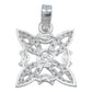 Dije Nudo Bruja Fases Lunares Estrella Cadena Plata 925