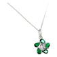 Collar Dije Flor Promesa Regalo Amor Mujer Plata Ley 925
