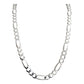 Cadena Gruesa De Plata S925 Hombre Fígaro 3x1 55 Cm X 5 Mm