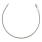 Pulsera Planchada Diamantada Mujer Dama De Plata 925 2 Mm