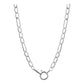 Cadena Figaro 3x1 Mujer Regalo Plata 925 55 Cm X 3 Mm Plateado