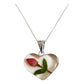 Collar Girasol Encapsulado Regalo Amor Amistad Plata S925