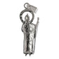 Dije Mediano San Judas 5.1 Cm Liso De Plata Ley 925