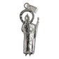Dije Mediano San Judas 5.1 Cm Liso De Plata Ley 925