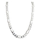 Cadena Gruesa De Plata 925 Hombre Fígaro 3x1 70 Cm X 6 Mm