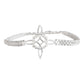 Pulsera Nudo De Bruja Con Zirconias De Colores En Plata S925
