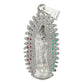 Dije Grande Virgen De Guadalupe Zirconias Plata 925