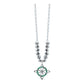 Collar Mini Nudo De Bruja Zirconia Bolita Diamtada Plata 925