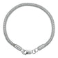 Pulsera Tejido Malla Regalo Hombre Mujer Plata 925 4 Mm