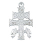 Dije Cruz Caravaca Mediana Angeles Regalo Hombre Plata 925 Plateado