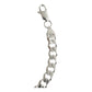 Esclava Hombre Pulsera Cubana Diamantada Plata Ley 925 7 Mm Plateado 7 Cm 20 Cm