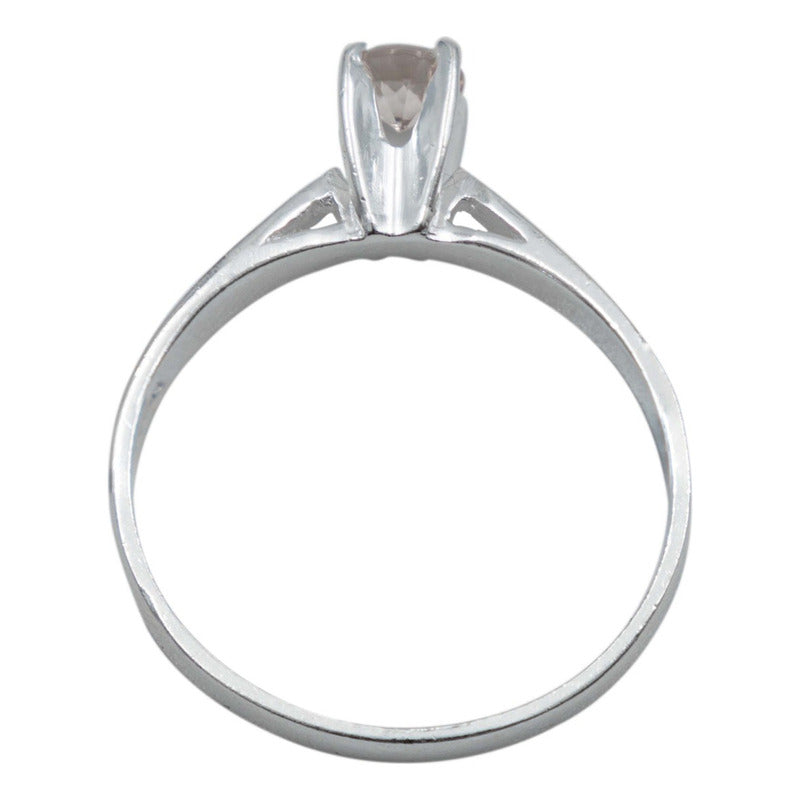 Anillo Promesa Amor Plata Fina 925 Morganita Certificado