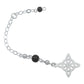 Pulsera Ajustable Nudo De Bruja Laser Bolitas Plata 925