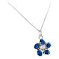 Collar Dije Flor Promesa Regalo Amor Mujer Plata Ley 925